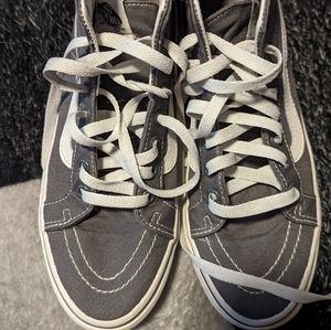 Grey vans high tops